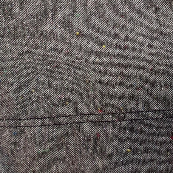 High Waist Gray Textured Shorts - Picture 3 of 8